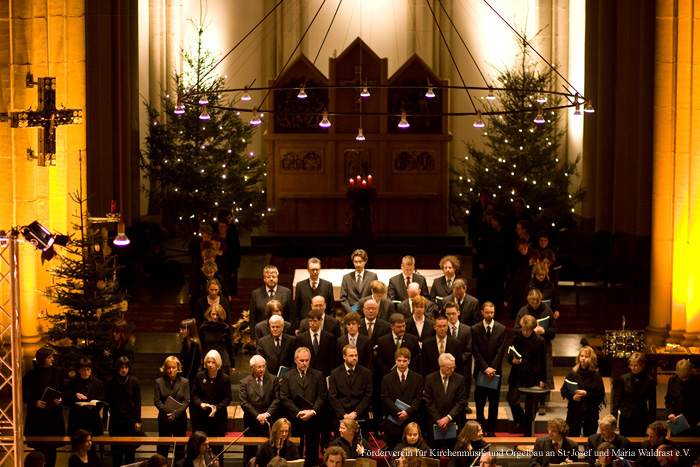 21. Dezember 2008: Kirche St. Josef, Krefeld-Stadtmitte, Weihnachtsoratorium, Crescendo Chor Krefeld