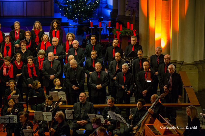 20. Dezember 2015: Kirche St. Josef, Weihnachtskonzert, Crescendo Chor Krefeld