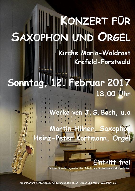 Saxophon trifft Orgel