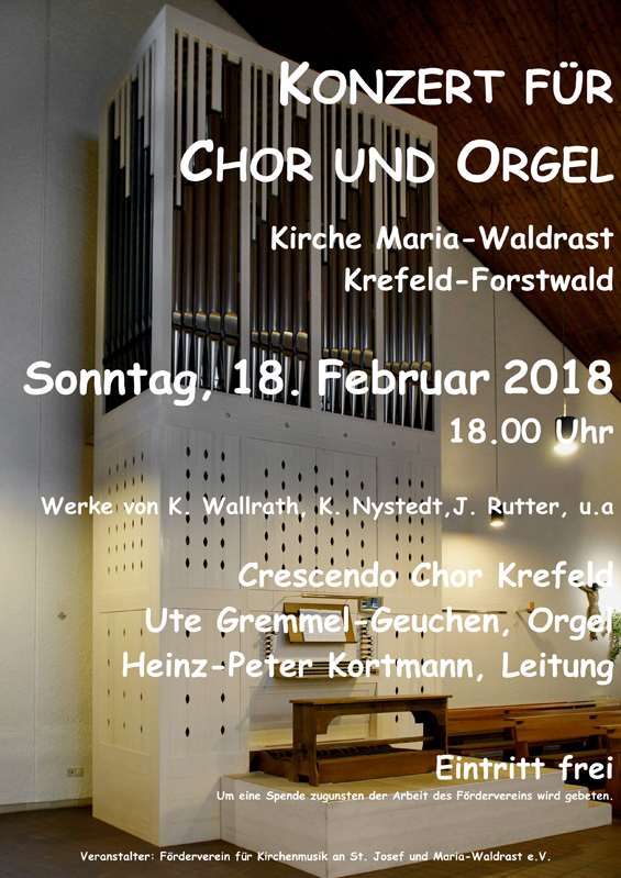 Konzert für Chor und Orgel
