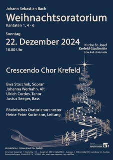 Johann Sebastian Bach: Weihnachtsoratorium, Kantaten 1,4-6