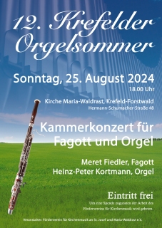 Kammerkonzert für Fagott und Orgel